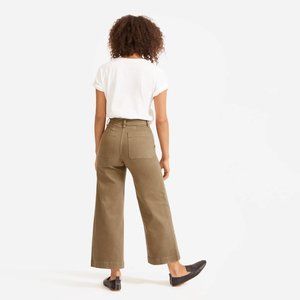 Wide Leg Crop Pant in Surplus